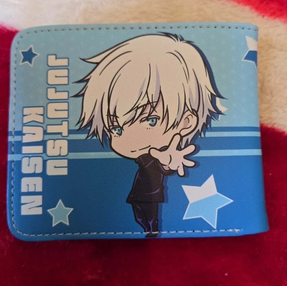 New jujutsu kaisen anime manga leather wallet